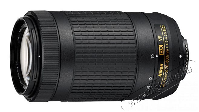 Nikon Nikkor 70-300mm f/4,5-6,3 G ED VR AF-P DX objektív Fotó-Videó kiegészítők - Objektív - Zoom objektív - 307210