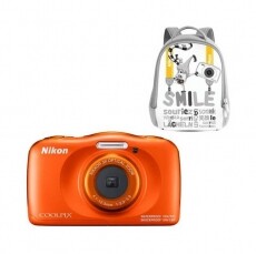Nikon CoolPix W150 digitális fényképezőgép - narancssárga + Hátizsák Fényképezőgép / kamera - Kompakt fényképezőgép - Kaland és vízálló fényképezőgép - 349551