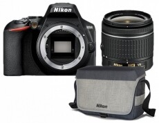 Nikon D3500 DSLR fényképezőgép kit (18-55mm VR objektívvel) + Nikon táska, 16GB SD kártya Fényképezőgép / kamera - DSLR tükörreflexes fényképezőgép - 353420