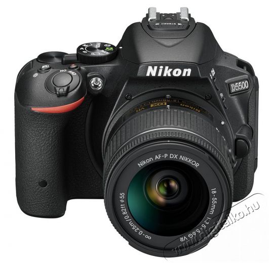 Nikon D5500 + 18-55mm AF-P VR Kit - fekete Fényképezőgép / kamera - DSLR tükörreflexes fényképezőgép - 308655