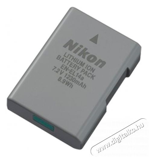 Nikon EN-EL14a Akkumulátor (1030mAh) Akkuk és töltők - Li-ion akkumulátor és töltő (gyári) - Akku - 274477
