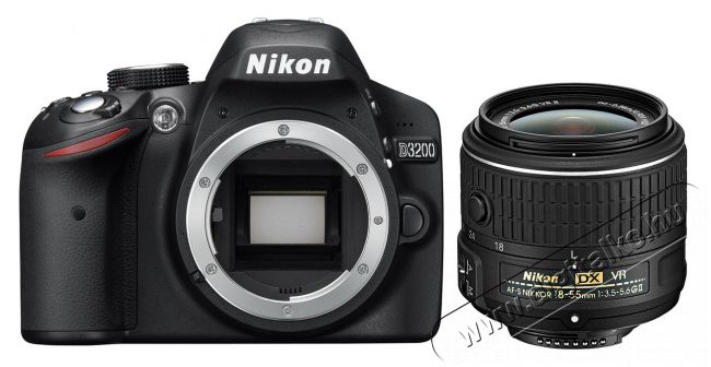Nikon D3200 + 18-55mm VR II Kit (3 év garancia!) + Nikon táska + 16GB SD kártya Fényképezőgép / kamera - DSLR tükörreflexes fényképezőgép - 288848