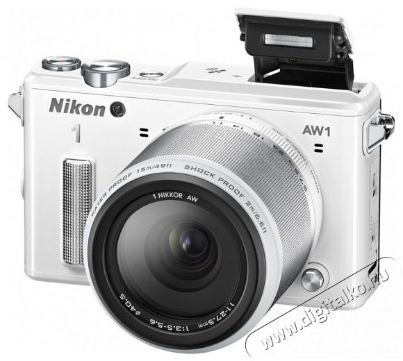 Nikon 1 AW1 + 11-27,5mm Kit - fehér (2 év garancia!) Fényképezőgép / kamera - MILC cserélhető objektíves kompakt fényképezőgép - 273660