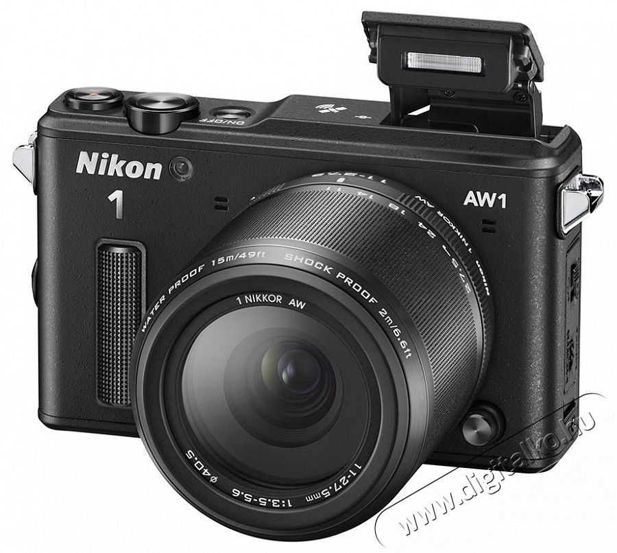 Nikon 1 AW1 + 11-27,5mm Kit - fekete (2 év garancia!) Fényképezőgép / kamera - MILC cserélhető objektíves kompakt fényképezőgép - 273661