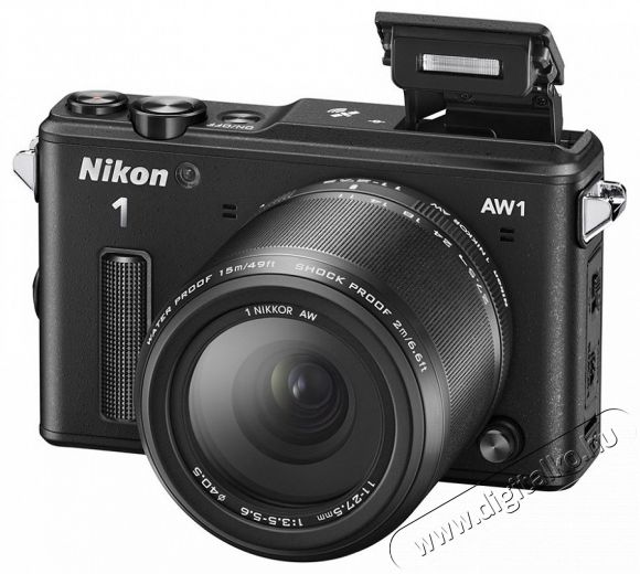 Nikon 1 AW1 + 11-27,5mm Kit - fekete (2 év garancia!) Fényképezőgép / kamera - MILC cserélhető objektíves kompakt fényképezőgép - 273661
