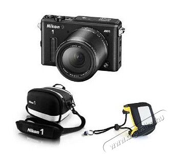 Nikon 1 AW1 + 11-27,5 Adventure Kit - fekete (2 év garancia!) Fényképezőgép / kamera - MILC cserélhető objektíves kompakt fényképezőgép - 273659