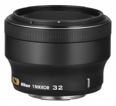 Nikon 1 NIKKOR 32mm f/1,2 Objektív - fekete Fotó-Videó kiegészítők - Objektív - Fix fókuszú objektív - 278462
