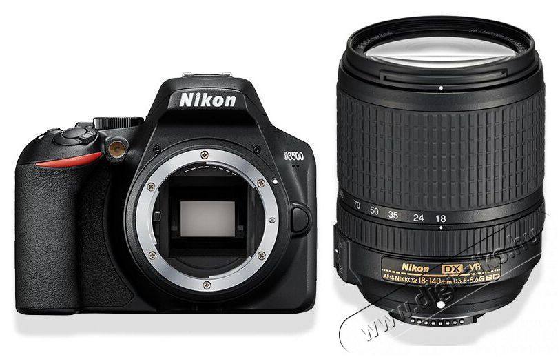 Nikon D3500 + AF-S 18-140 VR kit fekete digit&aacute;lis t&uuml;k&ouml;rreflexes f&eacute;nyk&eacute;pezőg&eacute;p F&eacute;nyk&eacute;pezőg&eacute;p / kamera - DSLR t&uuml;k&ouml;rreflexes f&eacute;nyk&eacute;pezőg&eacute;p - 412709