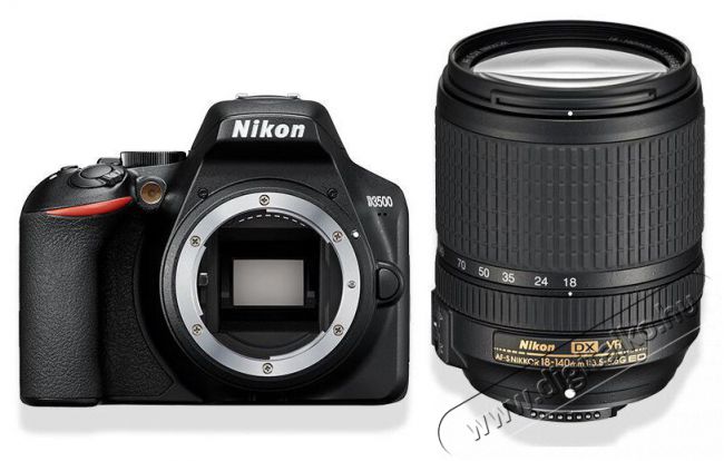 Nikon D3500 + AF-S 18-140 VR kit fekete digit&aacute;lis t&uuml;k&ouml;rreflexes f&eacute;nyk&eacute;pezőg&eacute;p F&eacute;nyk&eacute;pezőg&eacute;p / kamera - DSLR t&uuml;k&ouml;rreflexes f&eacute;nyk&eacute;pezőg&eacute;p - 412709