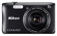 Nikon CoolPix S3700 - fekete Fényképezőgép / kamera - Kompakt fényképezőgép - Normál tudású kompakt - 285250