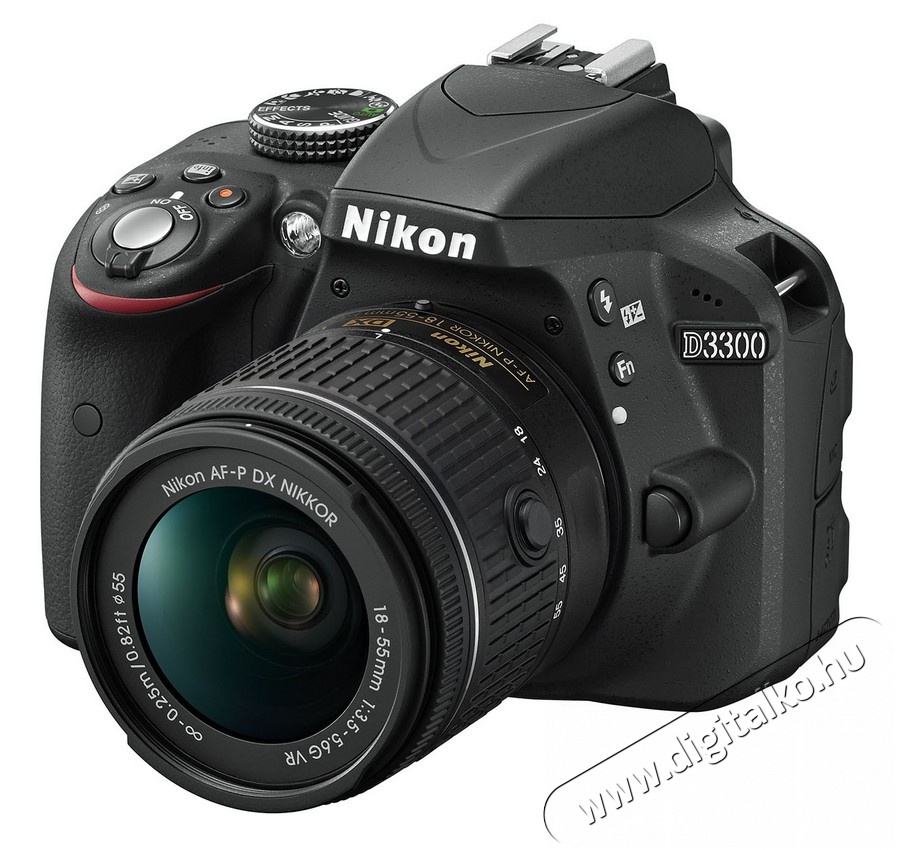 Nikon D3300 + 18-55mm AF-P VR + 55-200mm VR II Kit Fényképezőgép / kamera - DSLR tükörreflexes fényképezőgép - 298289