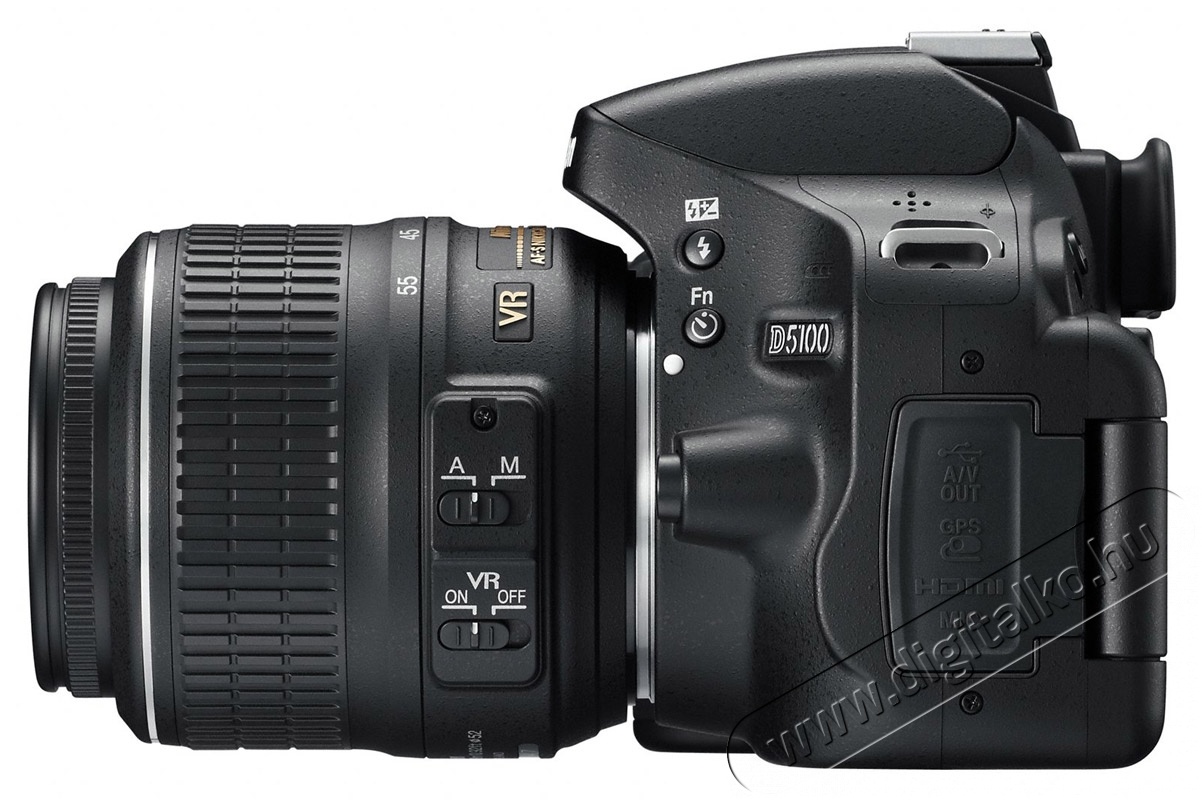Nikon D5100 + 18-55mm VR Kit (3 &eacute;v garancia!) F&eacute;nyk&eacute;pezőg&eacute;p / kamera - DSLR t&uuml;k&ouml;rreflexes f&eacute;nyk&eacute;pezőg&eacute;p - 256320