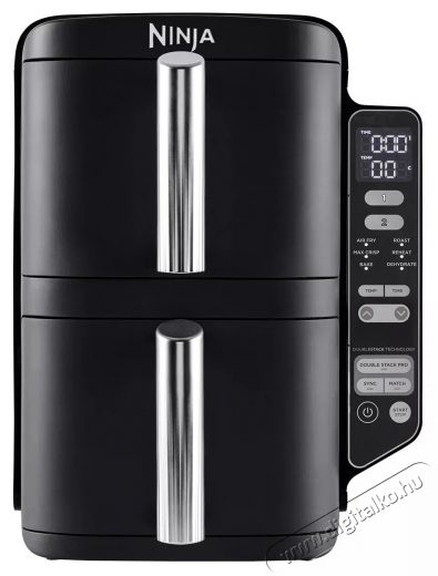 Ninja SL300EU fekete/ezüst Konyhai termékek - Konyhai kisgép (sütés / főzés / hűtés / ételkészítés) - Olajsütő - 504825