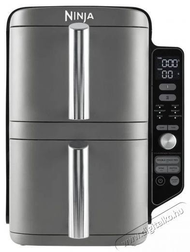 Ninja SL400EU fekete/ezüst Konyhai termékek - Konyhai kisgép (sütés / főzés / hűtés / ételkészítés) - Olajsütő - 504824