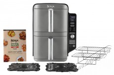 Ninja SL400EU fekete/ezüst Konyhai termékek - Konyhai kisgép (sütés / főzés / hűtés / ételkészítés) - Olajsütő - 504824