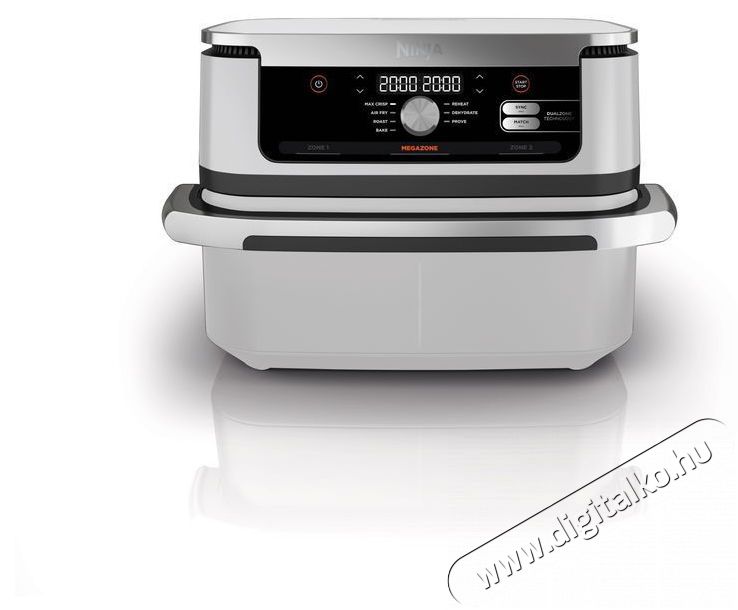 Ninja AF500EUWH Foodi&reg; FlexDrawer, 10,4 l, feh&eacute;r Konyhai term&eacute;kek - Konyhai kisg&eacute;p (s&uuml;t&eacute;s / főz&eacute;s / hűt&eacute;s / &eacute;telk&eacute;sz&iacute;t&eacute;s) - L&eacute;gkever&eacute;ses főzőg&eacute;p / elektromos kukta / multifunkci&oacute;s s&uuml;tő - 521842