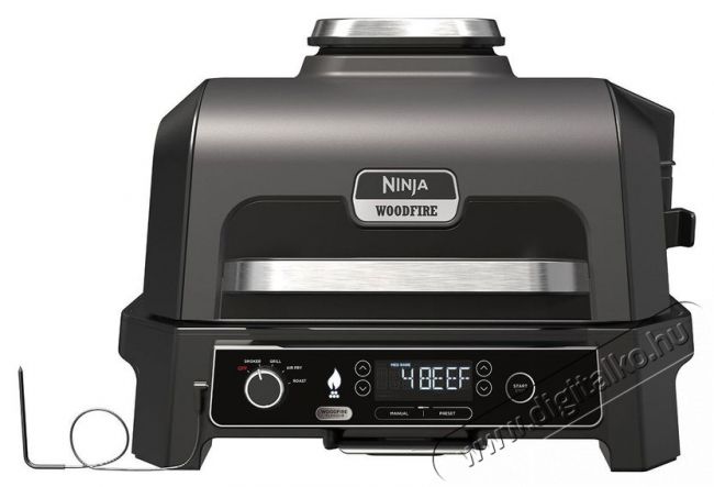 Ninja OG850EU Woodfire Pro XL Konyhai termékek - Sütő-főzőlap, tűzhely (szabadonálló) - Mini sütő / mini grill / mini konyha - 521851