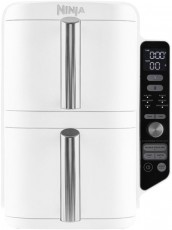 Ninja SL400EUWH Double Stack XL, 9,5 l, fehér Konyhai termékek - Konyhai kisgép (sütés / főzés / hűtés / ételkészítés) - Légkeveréses főzőgép / elektromos kukta / multifunkciós sütő - 521841