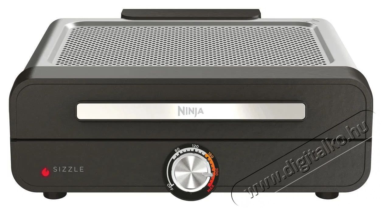 Ninja Shark  Sizzle&trade; GR101EU sz&uuml;rke/ez&uuml;st Konyhai term&eacute;kek - S&uuml;tő-főzőlap, tűzhely (szabadon&aacute;ll&oacute;) - Mini s&uuml;tő / mini grill / mini konyha - 529808