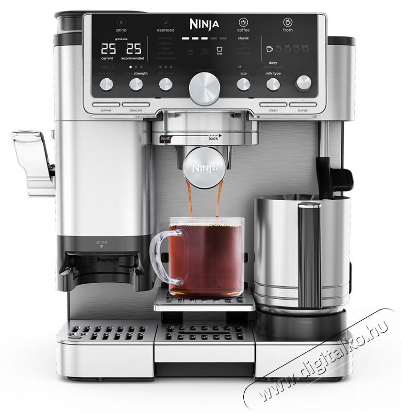 Ninja ES701EU Luxe Caf&eacute; Pro 3in1 pressz&oacute; k&aacute;v&eacute;főző Konyhai term&eacute;kek - K&aacute;v&eacute;főző / k&aacute;v&eacute;&ouml;rlő / kieg&eacute;sz&iacute;tő - Automata k&aacute;v&eacute;főző - 529803