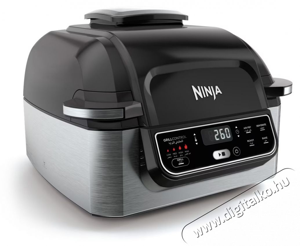 Ninja AG301EU Forr&oacute;levegős s&uuml;tő Konyhai term&eacute;kek - Konyhai kisg&eacute;p (s&uuml;t&eacute;s / főz&eacute;s / hűt&eacute;s / &eacute;telk&eacute;sz&iacute;t&eacute;s) - L&eacute;gkever&eacute;ses főzőg&eacute;p / elektromos kukta / multifunkci&oacute;s s&uuml;tő - 531452