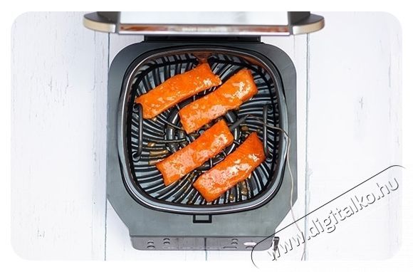 Ninja Foodi AirGrill EG351EU elektromos grill &eacute;s forr&oacute;levegős s&uuml;tő, Fekete/Ez&uuml;st Konyhai term&eacute;kek - Konyhai kisg&eacute;p (s&uuml;t&eacute;s / főz&eacute;s / hűt&eacute;s / &eacute;telk&eacute;sz&iacute;t&eacute;s) - Kontakt grill s&uuml;tő / s&uuml;tőlap - 534558