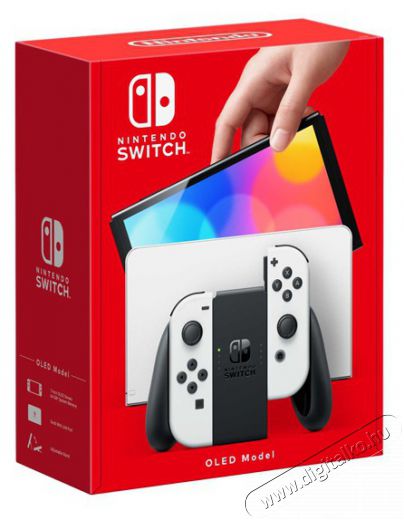 Nintendo Switch OLED Modell White Joy-Con Játékkonzol Iroda és számítástechnika - Játék konzol - Kontroller - 384703