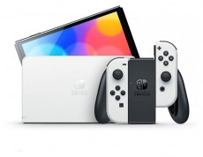 Nintendo Switch OLED Modell White Joy-Con Játékkonzol Iroda és számítástechnika - Játék konzol - Kontroller - 384703