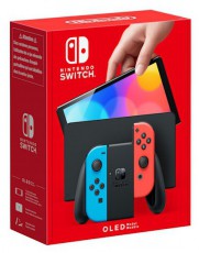 Nintendo Switch OLED Modell Neon Red & Blue Joy-Con játékkonzol Iroda és számítástechnika - Játék konzol - Kiegészítő - 398566