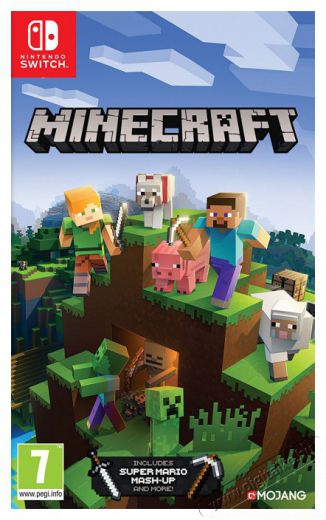Nintendo Minecraft: Switch Edition Switch j&aacute;t&eacute;kszoftver Iroda &eacute;s sz&aacute;m&iacute;t&aacute;stechnika - J&aacute;t&eacute;k konzol - Kieg&eacute;sz&iacute;tő - 384795