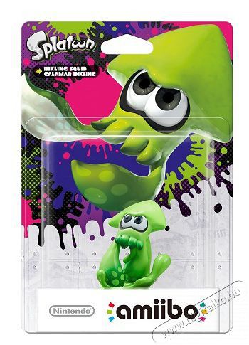 Nintendo Amiibo Splatoon Squid (Green) j&aacute;t&eacute;kfigura Iroda &eacute;s sz&aacute;m&iacute;t&aacute;stechnika - J&aacute;t&eacute;k konzol - Kieg&eacute;sz&iacute;tő - 384807