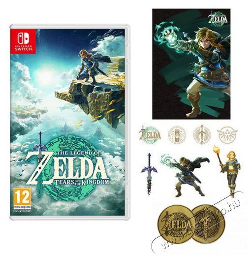 Nintendo The Legend of Zelda: Tears of the Kingdom Switch játékszoftver Iroda és számítástechnika - Játék konzol - Kiegészítő - 463425