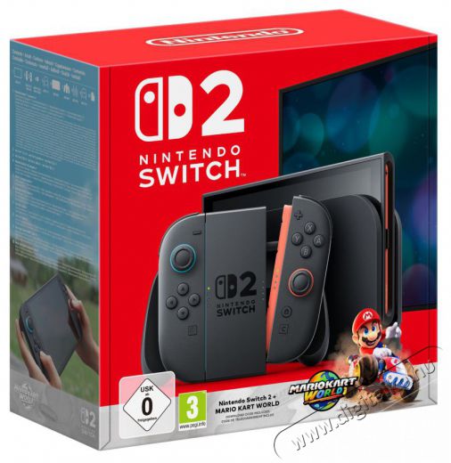 Nintendo Switch 2 + Mario Kart World Iroda &eacute;s sz&aacute;m&iacute;t&aacute;stechnika - J&aacute;t&eacute;k konzol - Nintendo Switch j&aacute;t&eacute;k - 521863