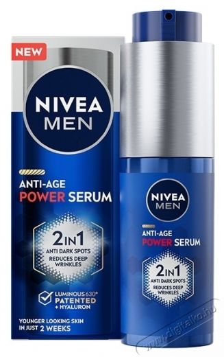 Nivea Men Anti-Age Power 2 az 1-ben sz&eacute;rum hialuronsavval &eacute;s Luminous-szal 630, 30 ml Sz&eacute;ps&eacute;g&aacute;pol&aacute;s / Eg&eacute;szs&eacute;g - Arc / bőr &aacute;pol&aacute;s - Kieg&eacute;sz&iacute;tő - 537172