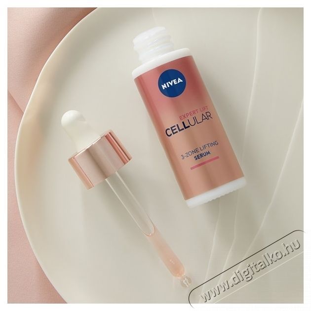 Nivea Cellular Expert Lift sz&eacute;rum, 3 z&oacute;n&aacute;ra hat&aacute;ssal, 30ml Sz&eacute;ps&eacute;g&aacute;pol&aacute;s / Eg&eacute;szs&eacute;g - Arc / bőr &aacute;pol&aacute;s - Kieg&eacute;sz&iacute;tő - 537159