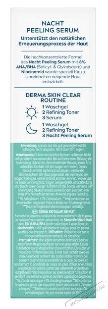 Nivea H&aacute;mlaszt&oacute; &eacute;jszakai kezel&eacute;s Derma Skin Clear, 40 ml Sz&eacute;ps&eacute;g&aacute;pol&aacute;s / Eg&eacute;szs&eacute;g - Arc / bőr &aacute;pol&aacute;s - Kieg&eacute;sz&iacute;tő - 537162