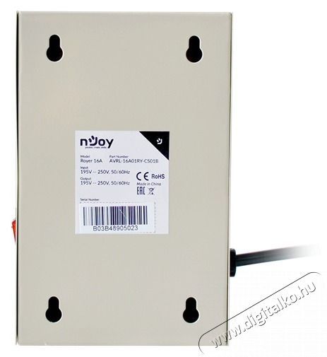 NJOY Rel&eacute; Royer 16A, Digital display, Idők&eacute;sleltet&eacute;si funkci&oacute; 1xSchuko, 195V-250V Iroda &eacute;s sz&aacute;m&iacute;t&aacute;stechnika - H&aacute;l&oacute;zat - H&aacute;l&oacute;zati kieg&eacute;sz&iacute;tő - 483504
