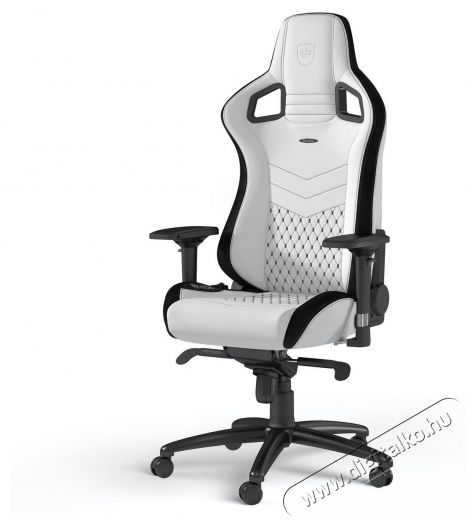 Noblechairs EPIC, fehér-fekete Iroda és számítástechnika - Egyéb számítástechnikai termék - 518418