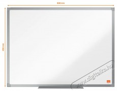 NOBO Essentials 60 × 45 cm, alumínium keret mágneses tábla Iroda és számítástechnika - Egyéb számítástechnikai termék - 521926