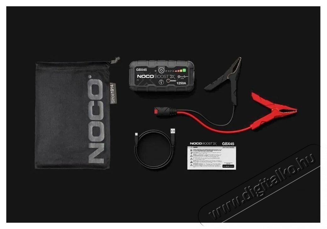 NOCO BOOST X GBX45 ind&iacute;t&aacute;sr&aacute;seg&iacute;tő-powerbank Aut&oacute;hifi / Aut&oacute; felszerel&eacute;s - Aut&oacute;s / aut&oacute;hifi kieg&eacute;sz&iacute;tő - Aut&oacute; akkumul&aacute;tor t&ouml;ltő - 531995