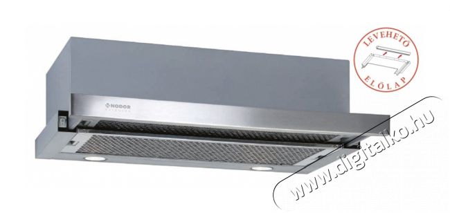 Nodor Extender 70 Teleszkópos páraelszívó - inox Konyhai termékek - Páraelszívó - Beépíthető / kihúzható - 358487