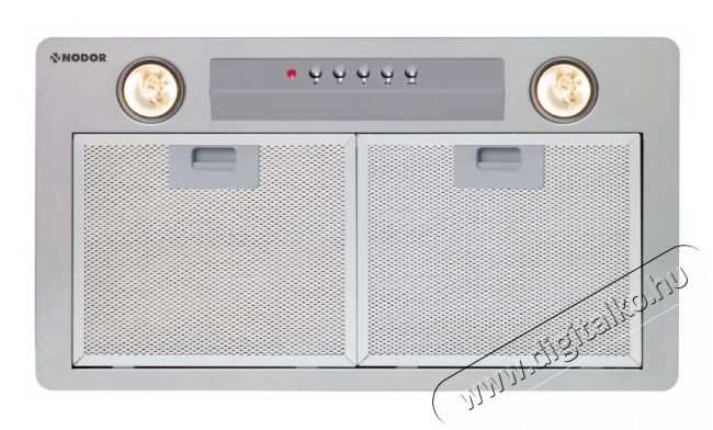 Nodor GAT-850/60 beépíthető páraelszívó - inox Konyhai termékek - Páraelszívó - Beépíthető / kihúzható - 358492