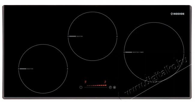 Nodor I 3070 SL BK beépíthető indukciós főzőlap Konyhai termékek - Sütő-főzőlap, tűzhely (beépíthető) - Indukciós főzőlap (beépíthető) - 358507