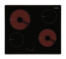 Nodor V 4060 BK Kerámia főzőlap Konyhai termékek - Sütő-főzőlap, tűzhely (beépíthető) - Elektromos főzőlap (beépíthető) - 358557