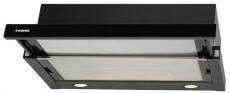 Nodor EXTENDER 60 BLACK GLASS teleszkópos páraelszívó Konyhai termékek - Páraelszívó - Beépíthető / kihúzható - 358484
