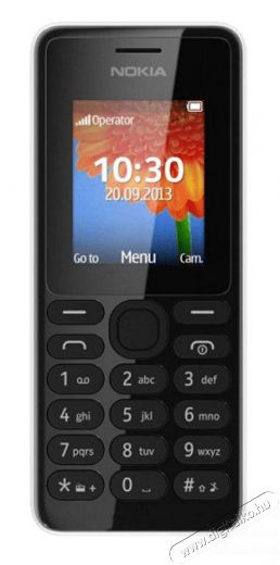 Nokia 108 DS mobiltelefon - fehér Mobil / Kommunikáció / Smart - Klasszikus / Mobiltelefon időseknek - 301691
