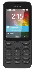 Nokia 215 DS mobiltelefon - fekete Mobil / Kommunikáció / Smart - Klasszikus / Mobiltelefon időseknek - 301693