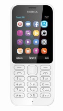 Nokia 222 DS mobiltelefon - fehér Mobil / Kommunikáció / Smart - Klasszikus / Mobiltelefon időseknek - 301698