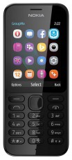Nokia 222 SS mobiltelefon - fekete Mobil / Kommunikáció / Smart - Klasszikus / Mobiltelefon időseknek - 312447
