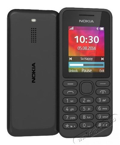 Nokia 130 (2017) DS mobiltelefon - fekete Mobil / Kommunikáció / Smart - Klasszikus / Mobiltelefon időseknek - 325774